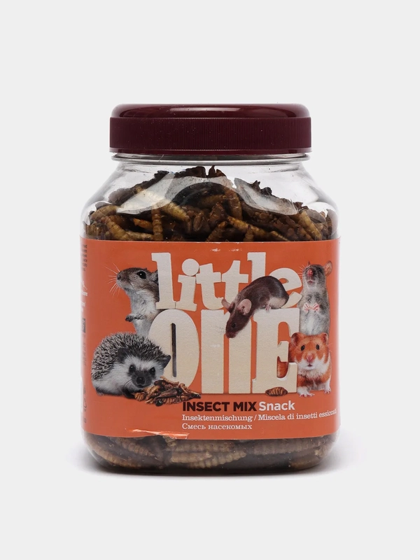 Смесь насекомых Little One. Лакомство для всеядных грызунов, 75г