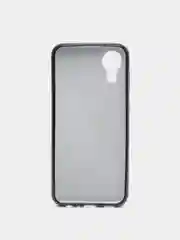 Черный чехол для Samsung A03 Core, блестящий