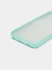 Бирюзовый чехол для Samsung A03 Core, блестящий