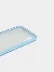 Голубой чехол для Samsung A03 Core, блестящий