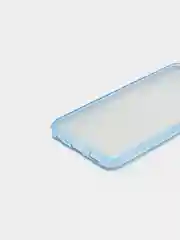Голубой чехол для Samsung A03 Core, блестящий