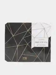 Темно-синий обертка для шоколада открытка на праздник 18.2 x 15.5 см
