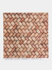 Бумага для скрапбукинга "Вокруг меня. Коричневый №4", 190 г/кв.м, 30.5 x 30.5 см, 2 штуки
