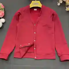 Красный кардиган трикотажный, детский