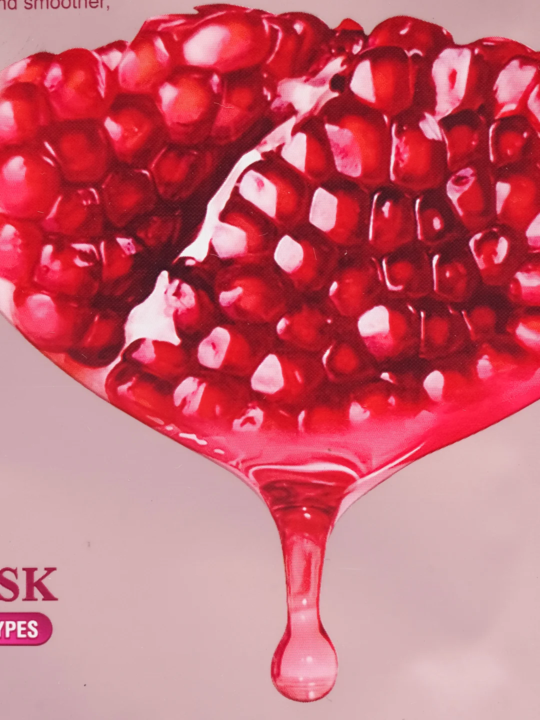 Красный увлажняющая косметическая тканевая маска для лица