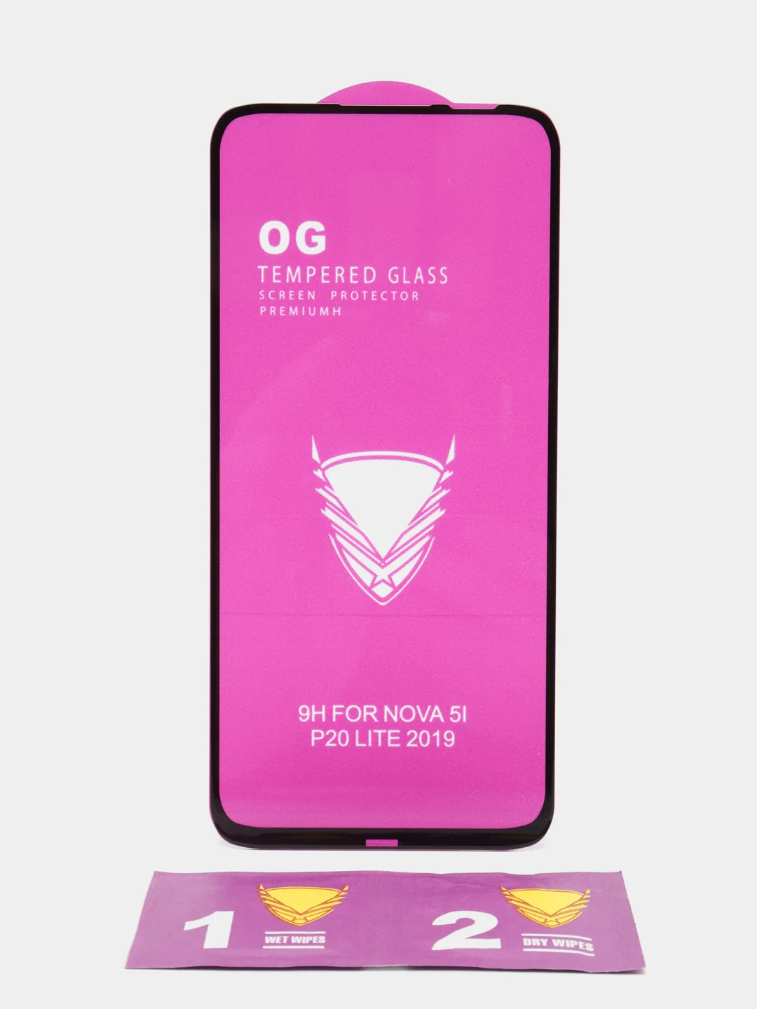 Защитное стекло для Huawei P20 Lite 2019, черное