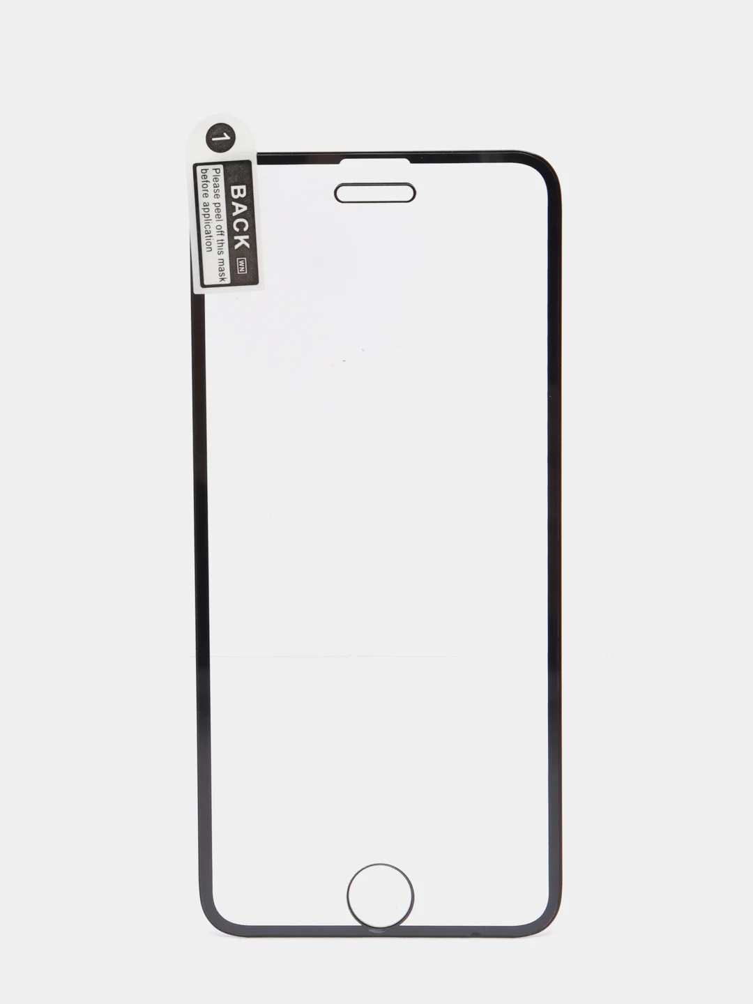 Черный защитное стекло для iPhone (Айфон) 7, 8 Plus, X, XS, XR