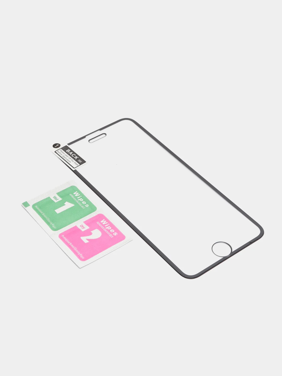 Черный защитное стекло для iPhone (Айфон) 7, 8 Plus, X, XS, XR