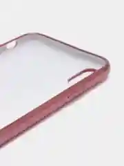 Розовый чехол силиконовый для iPhone Xs Max, цветной, с глянцевой рамкой и логотипом