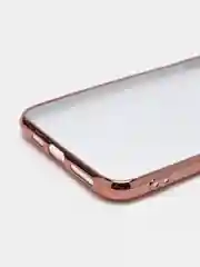Конфетный чехол силиконовый для iPhone Xs Max, цветной, с глянцевой рамкой и логотипом