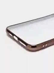 Бежевый чехол силиконовый для iPhone Xs Max, цветной, с глянцевой рамкой и логотипом