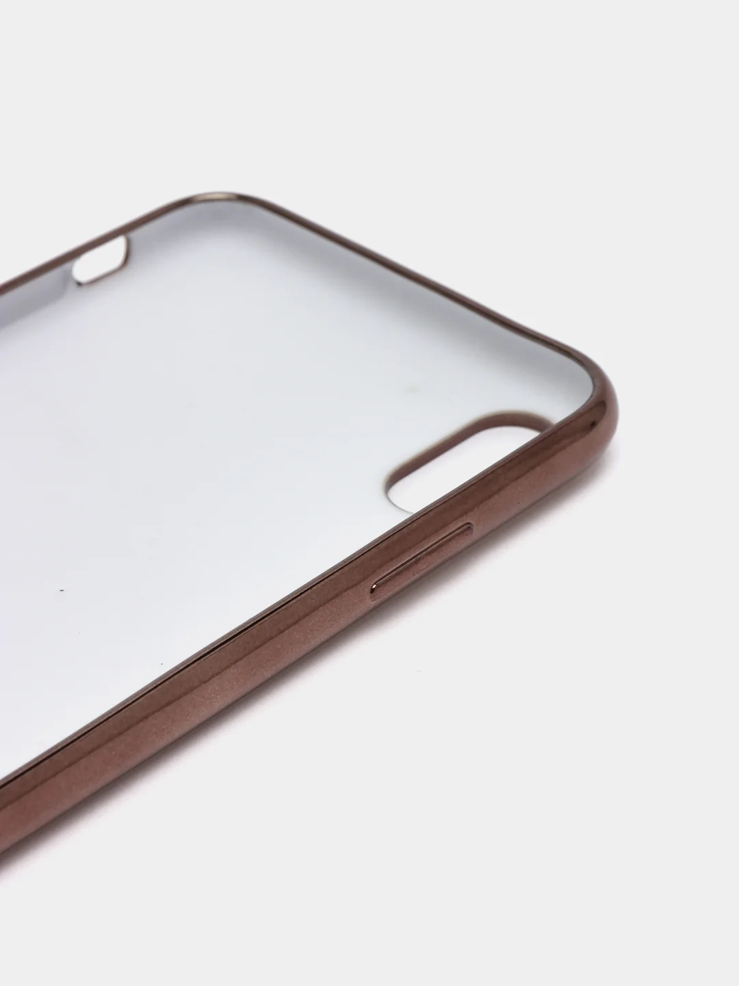 Бежевый чехол силиконовый для iPhone Xs Max, цветной, с глянцевой рамкой и логотипом