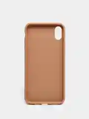 Бежевый чехол для Apple iPhone XS Max силиконовый, матовый, однотонный