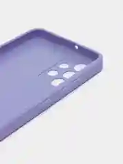 Лазурный чехол Samsung Galaxy A32 4G твердый пластиковый глянцевый под стекло Самсунг Галакси А32