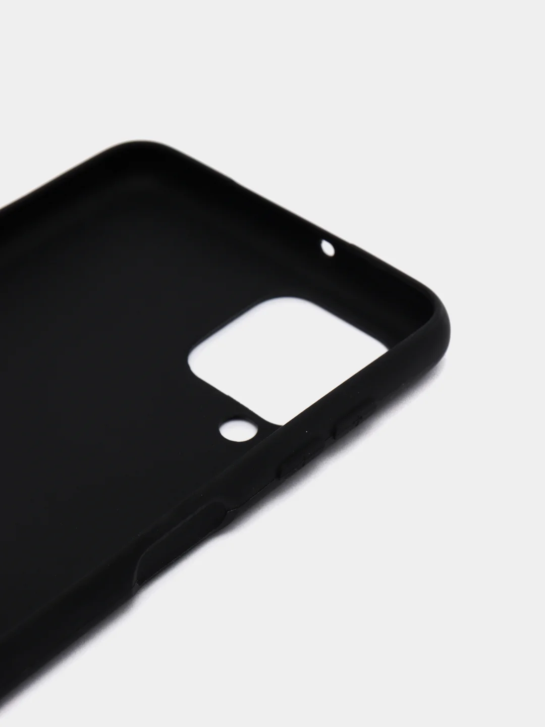 Угольный чехол Samsung Galaxy A22, M22, M32, Самсунг Галакси А22, М22, М32 черный силиконовый
