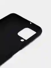 Угольный чехол Samsung Galaxy A22, M22, M32, Самсунг Галакси А22, М22, М32 черный силиконовый