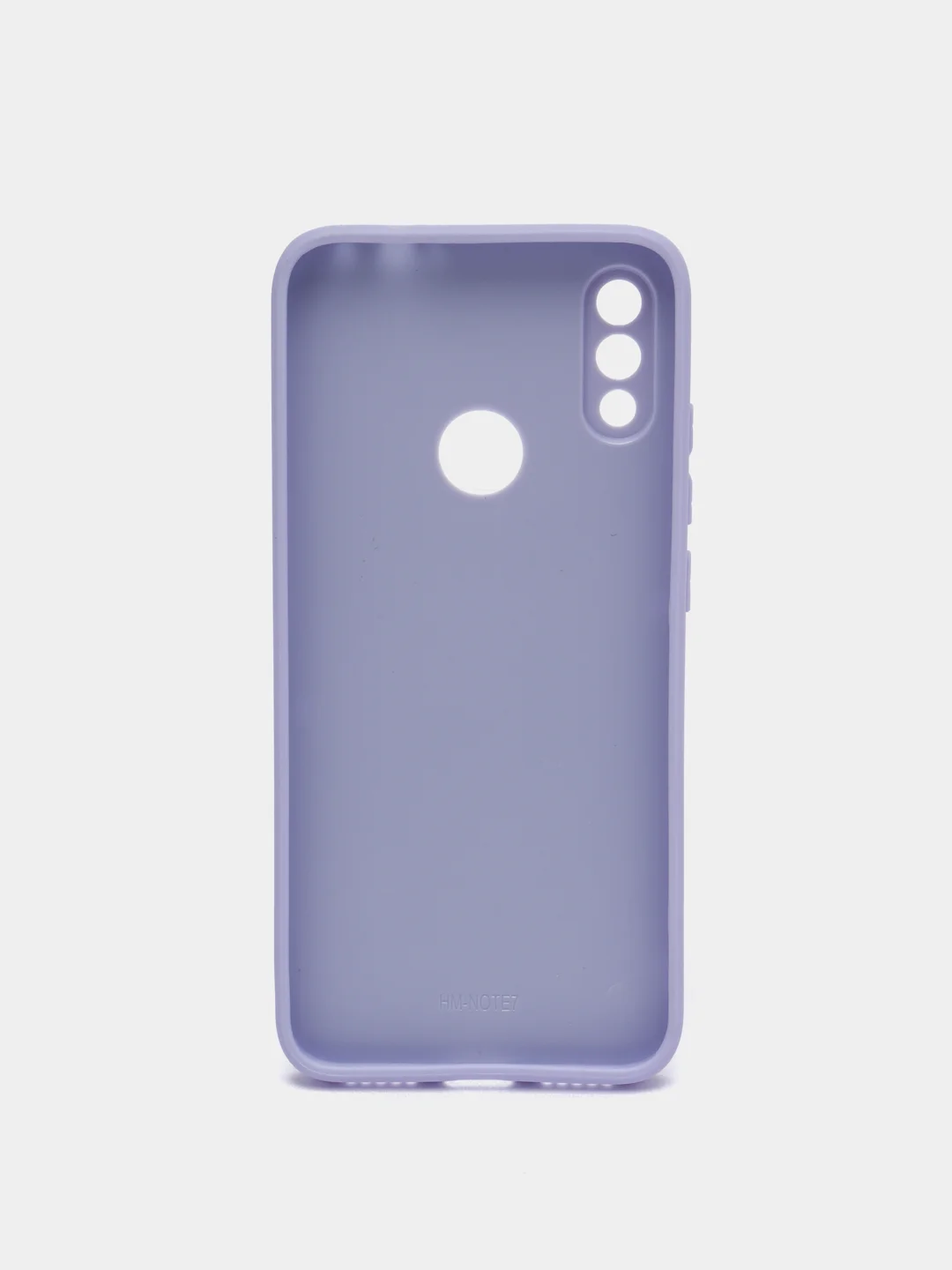 Голубой чехол Xiaomi Redmi Note 7, Redmi Note 7 Pro твердый пластиковый глянцевый под стекло