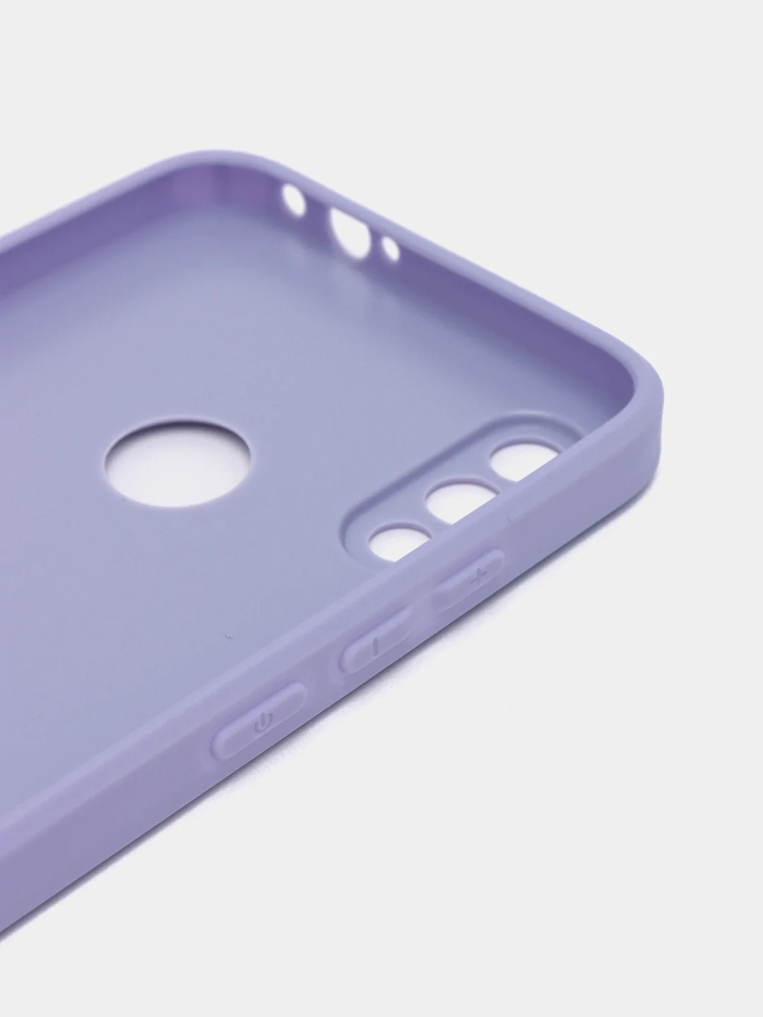 Голубой чехол Xiaomi Redmi Note 7, Redmi Note 7 Pro твердый пластиковый глянцевый под стекло