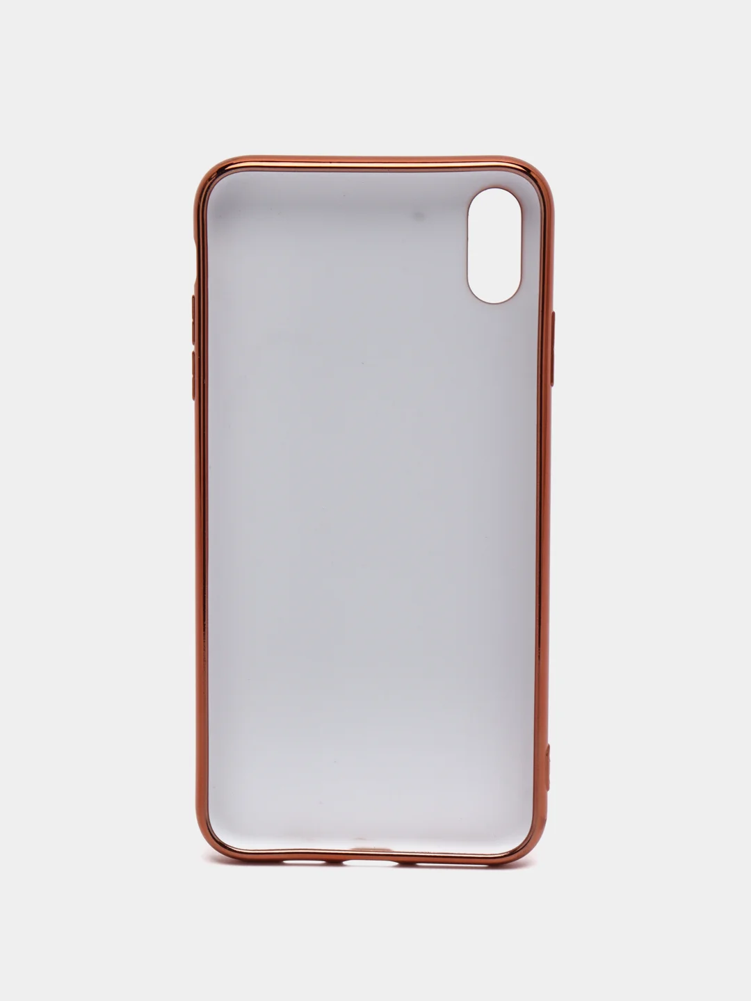 Оранжевый чехол силиконовый для iPhone Xs Max, цветной, с глянцевой рамкой и логотипом