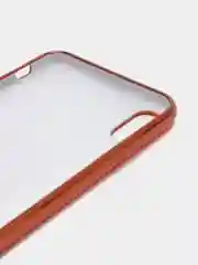 Оранжевый чехол силиконовый для iPhone Xs Max, цветной, с глянцевой рамкой и логотипом