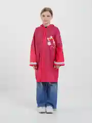 Фуксия детский дождевик, ПВХ, 73х53 см, 3 цвета, рост 110-122 см