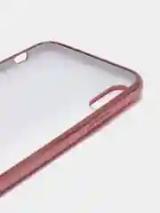 Фуксия чехол силиконовый для iPhone Xs Max, цветной, с глянцевой рамкой и логотипом