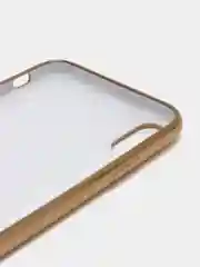 Горчичный чехол силиконовый для iPhone Xs Max, цветной, с глянцевой рамкой и логотипом