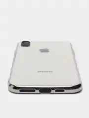 Белый чехол силиконовый для iPhone Xs Max, цветной, с глянцевой рамкой и логотипом