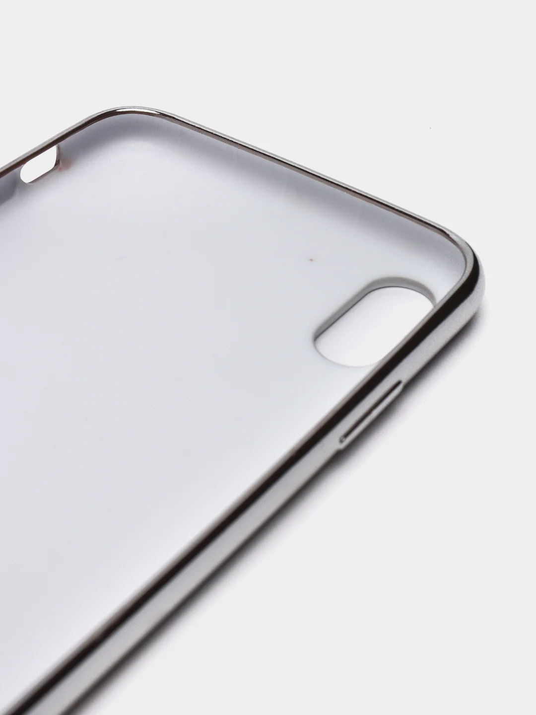 Белый чехол силиконовый для iPhone Xs Max, цветной, с глянцевой рамкой и логотипом