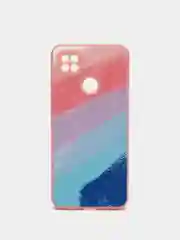 Пастельно-коралловый чехол Xiaomi Redmi 9C, Redmi 9C NFC, Redmi 10A, Сяоми Редми 9С,  пластиковый под стекло