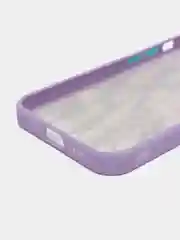 Сиреневый чехол на Айфон (iPhone) 11, XR, 7, 8 Plus, SE, 12, 13, 14, 15 Pro Max, пластиковый