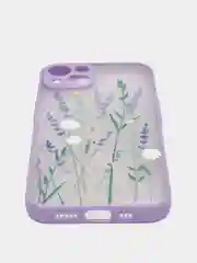 Аметистовый чехол для айфон (iPhone) 11 / 12 / 13 Pro Max про макс пластиковый с принтом
