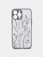 Синий меланж чехол для айфон (iPhone) 11 / 12 / 13 Pro Max про макс пластиковый с принтом