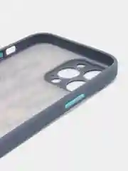 Синий меланж чехол для айфон (iPhone) 11 / 12 / 13 Pro Max про макс пластиковый с принтом