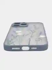 Синий меланж чехол для айфон (iPhone) 11 / 12 / 13 Pro Max про макс пластиковый с принтом
