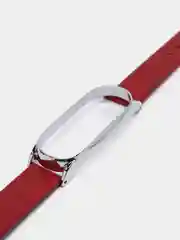 Коралловый ремешок для Xiaomi Mi band 3, 4, 5, 6 кожаный фитнес браслет