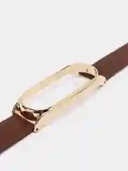 Терракотовый ремешок для Xiaomi Mi band 3, 4, 5, 6 кожаный фитнес браслет