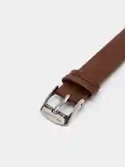 Терракотовый ремешок для Xiaomi Mi band 3, 4, 5, 6 кожаный фитнес браслет