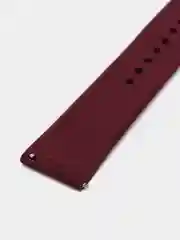 Багровый силиконовый ремешок для Xiaomi Amazfit Bip / Huawei / Samsung, 20 мм / 22 мм, с кнопкой