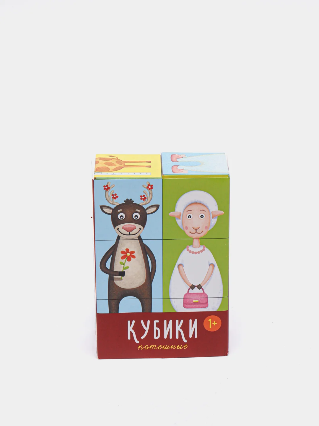 Кубики в картинках "Потешные", 6 штук