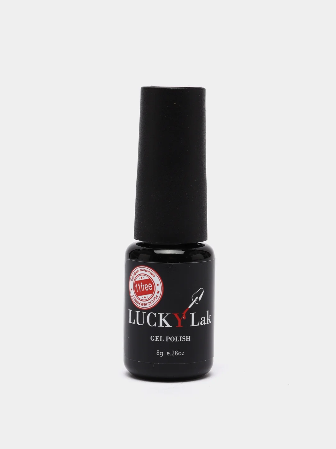 Гель лак для ногтей, гель-лак LuckyLak FL 8g №047 розовый с шиммером нюд для маникюра