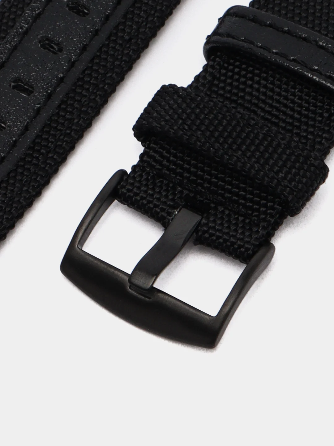 Черный тканевый ремешок для Xiaomi Amazfit Bip, Samsung Gear, Huawei Watch, 20 / 22 мм