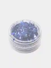 Белый битое стекло, слюда для дизайна маникюра