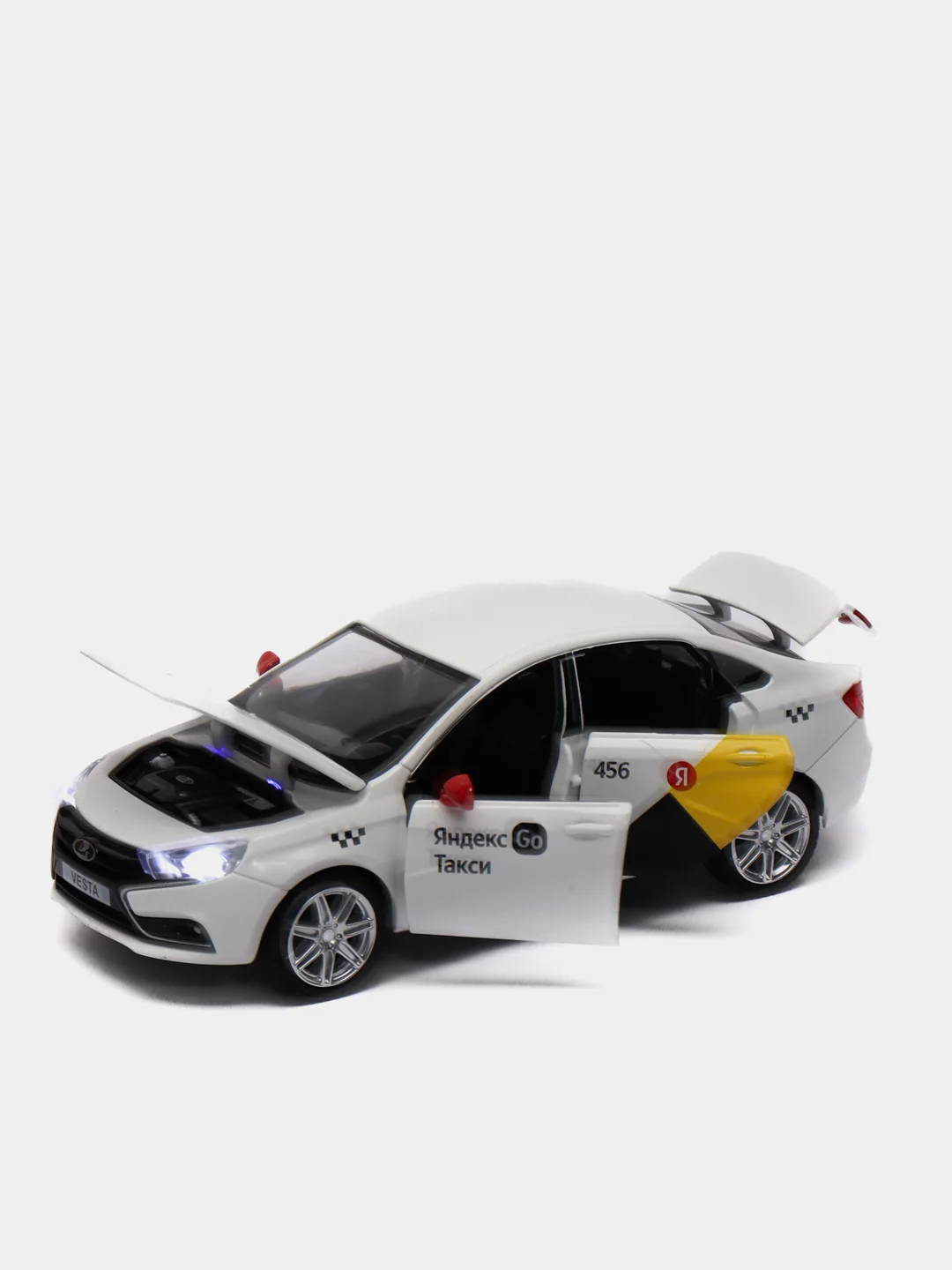 Машинка металлическая  1:24 Яндекс Go LADA VESTA 24,5 см JB1251344