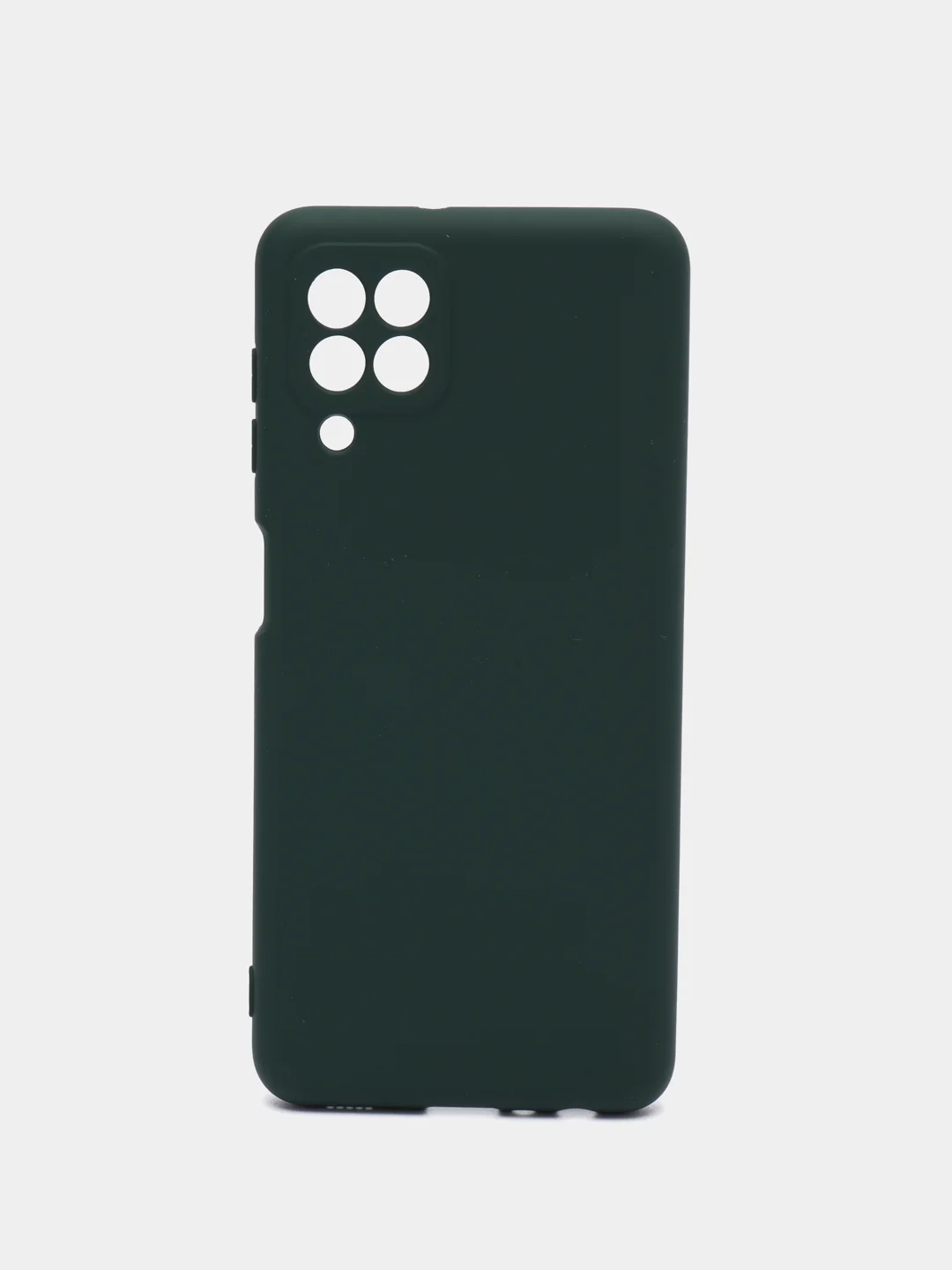 Тёмно-зелёный чехол для Samsung Galaxy A22 4G / Galaxy M22 / Galaxy M32 Silicone Cover силиконовый