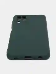 Тёмно-зелёный чехол для Samsung Galaxy A22 4G / Galaxy M22 / Galaxy M32 Silicone Cover силиконовый