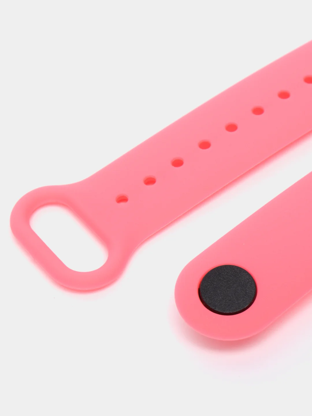 Кораллово-розовый силиконовый ремешок Xiaomi Mi Band 5, Band 6