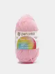 Розовый пряжа Пехорка "Детская новинка", акрил, 50 г, 200 м