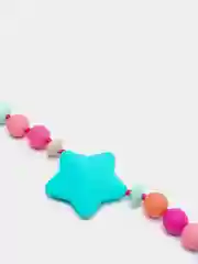 Розовый держатель для соски пустышки/держатель силиконовый для пустышки/прорезыватель