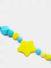 Желтый держатель для сосоки пустышки/держатель силиконовый/прорезыватель для зубов